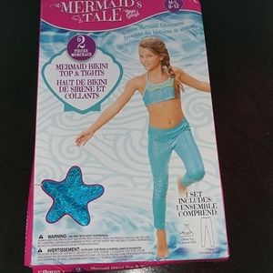 NWT mermaid bikini top & tights